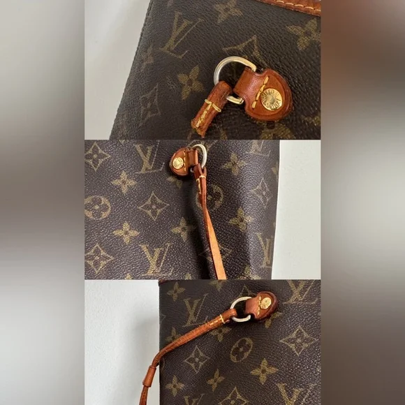 Louis Vuitton Brown Monogram Tote - Picture 13 of 16